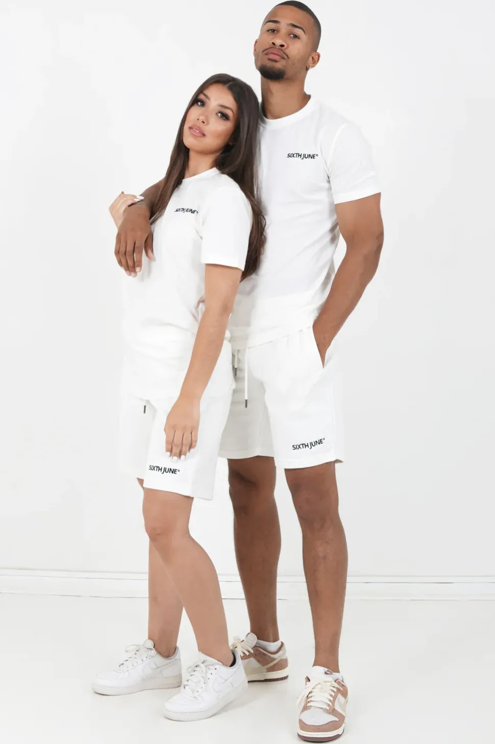 T-Shirt Soft Logo Brode Blanc