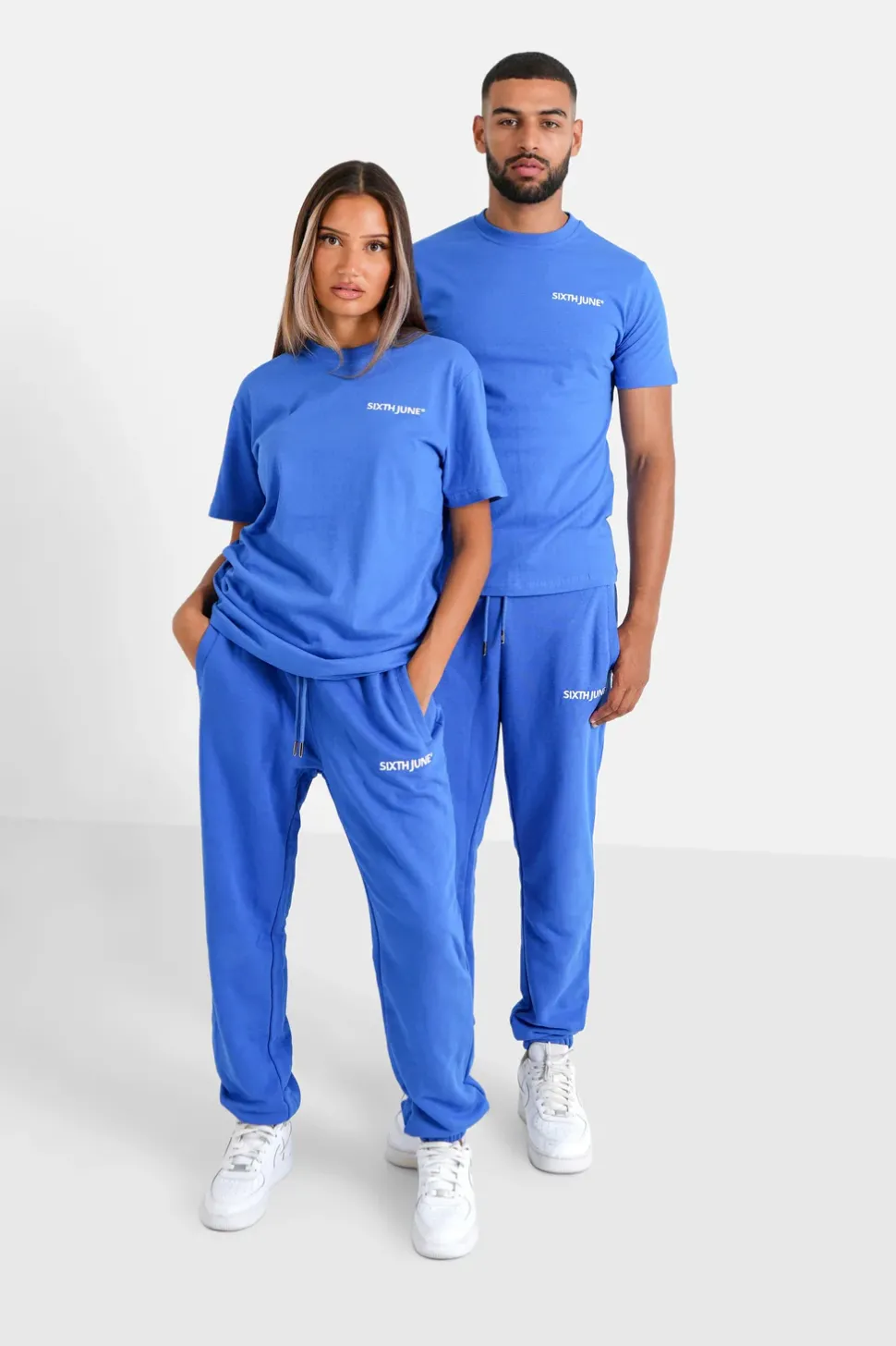 T-Shirt Soft Logo Brode Bleu Fonce