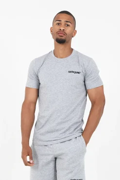 T-Shirt Soft Logo Brode Gris