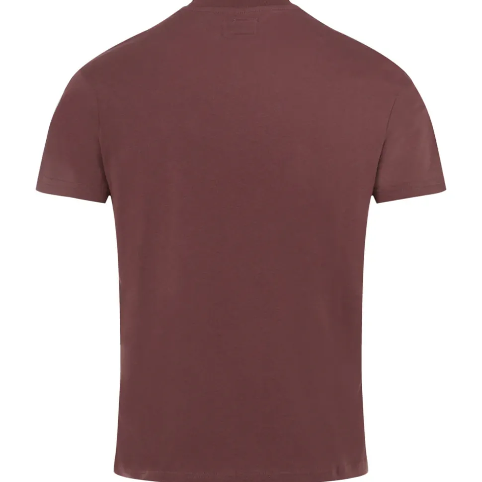 T-Shirt Soft Logo Brode Marron