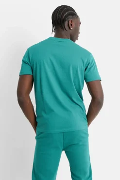 T-Shirt Soft Logo Brode Vert