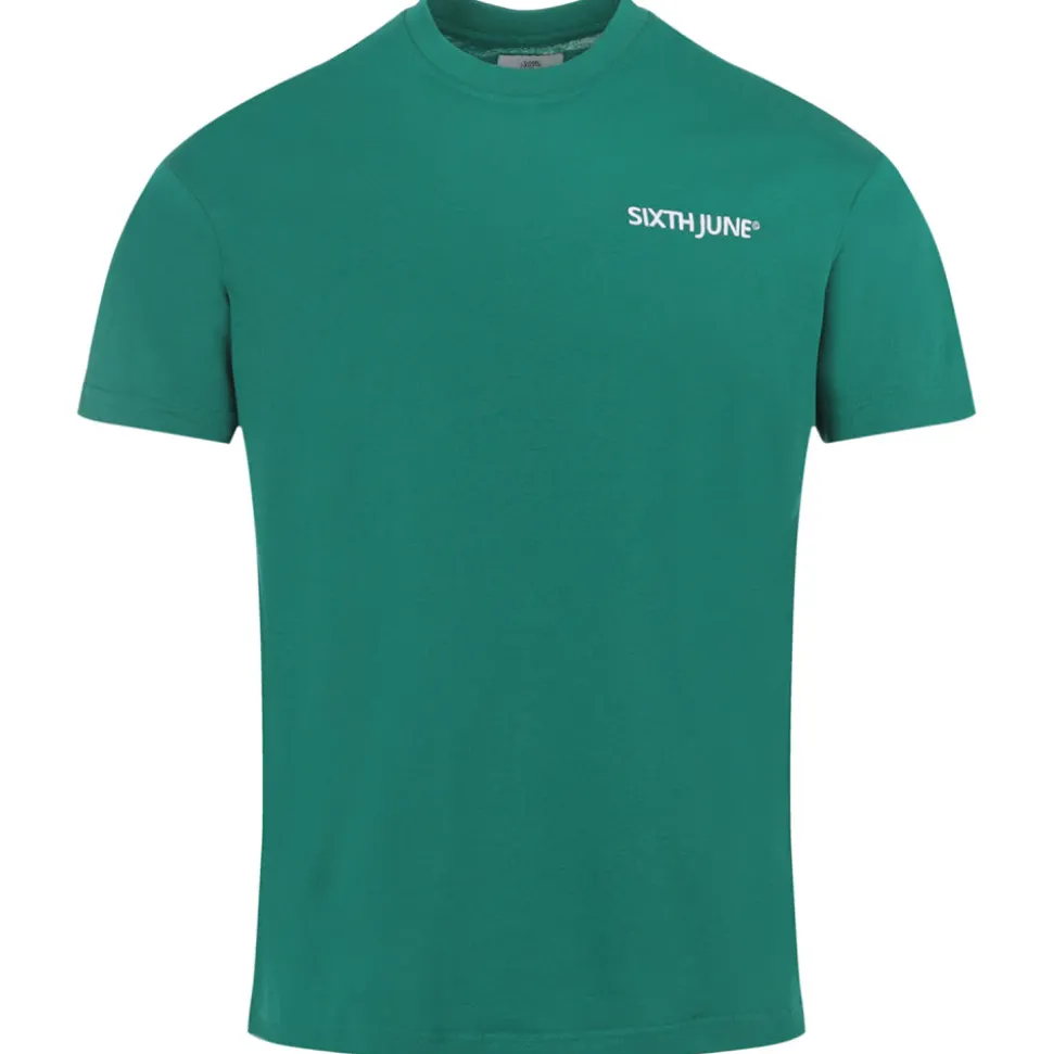 T-Shirt Soft Logo Brode Vert
