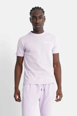 T-Shirt Soft Logo Brode Violet