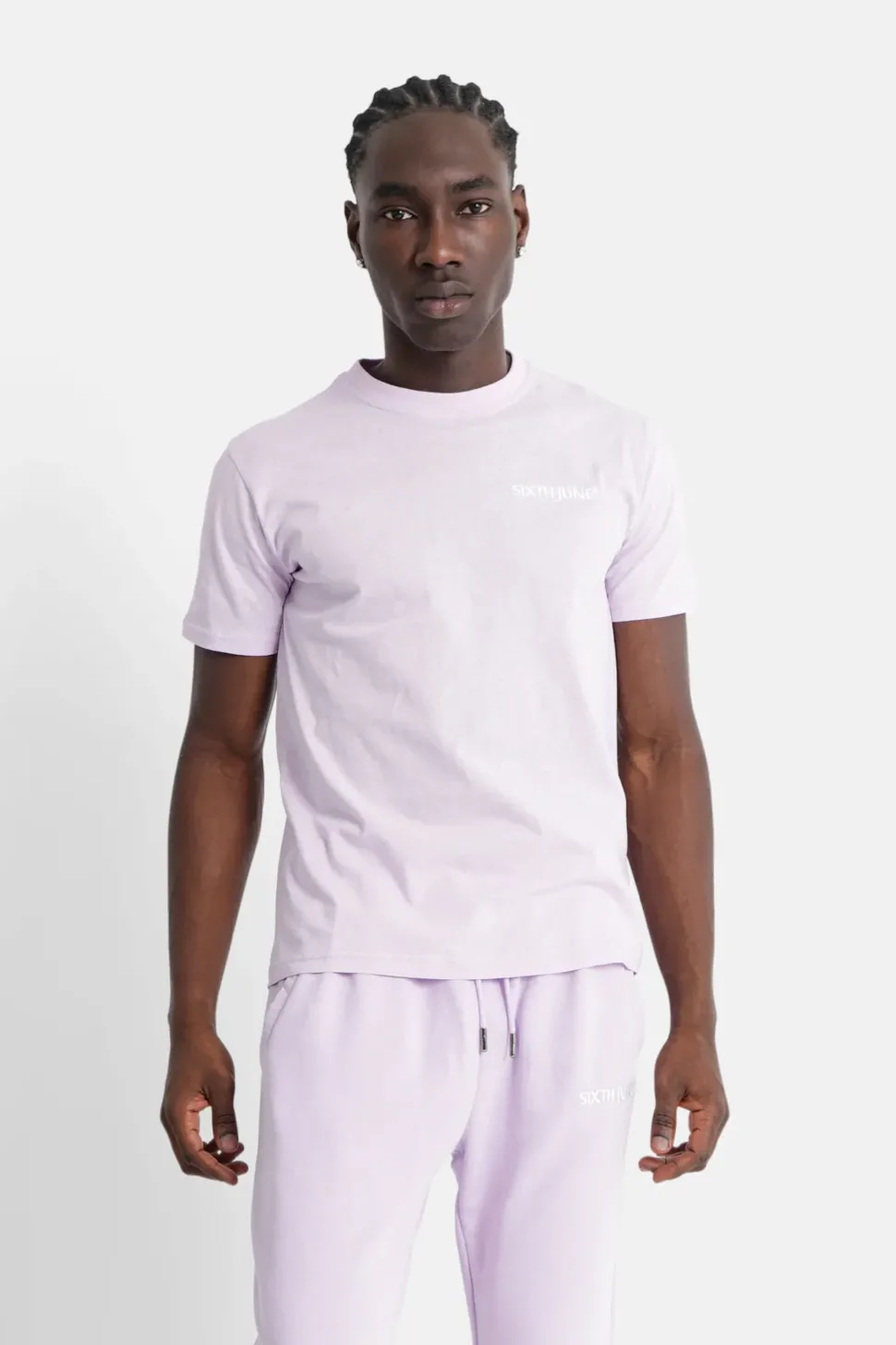 T-Shirt Soft Logo Brode Violet