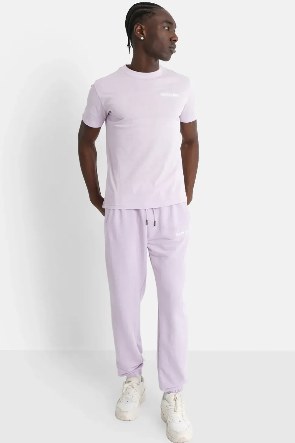 T-Shirt Soft Logo Brode Violet