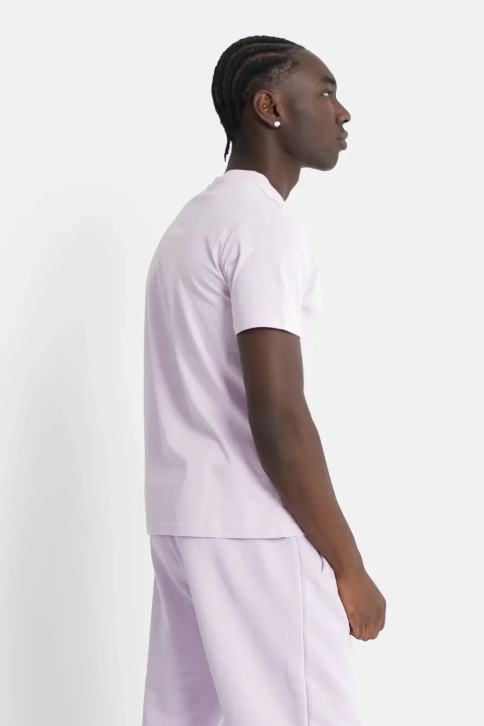 T-Shirt Soft Logo Brode Violet