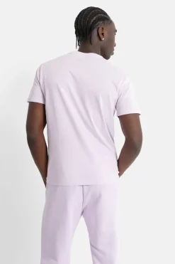 T-Shirt Soft Logo Brode Violet