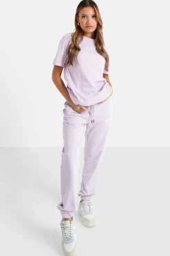 T-Shirt Soft Logo Brode Violet