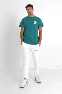 T-Shirt Squelette Gothique Vert Fonce