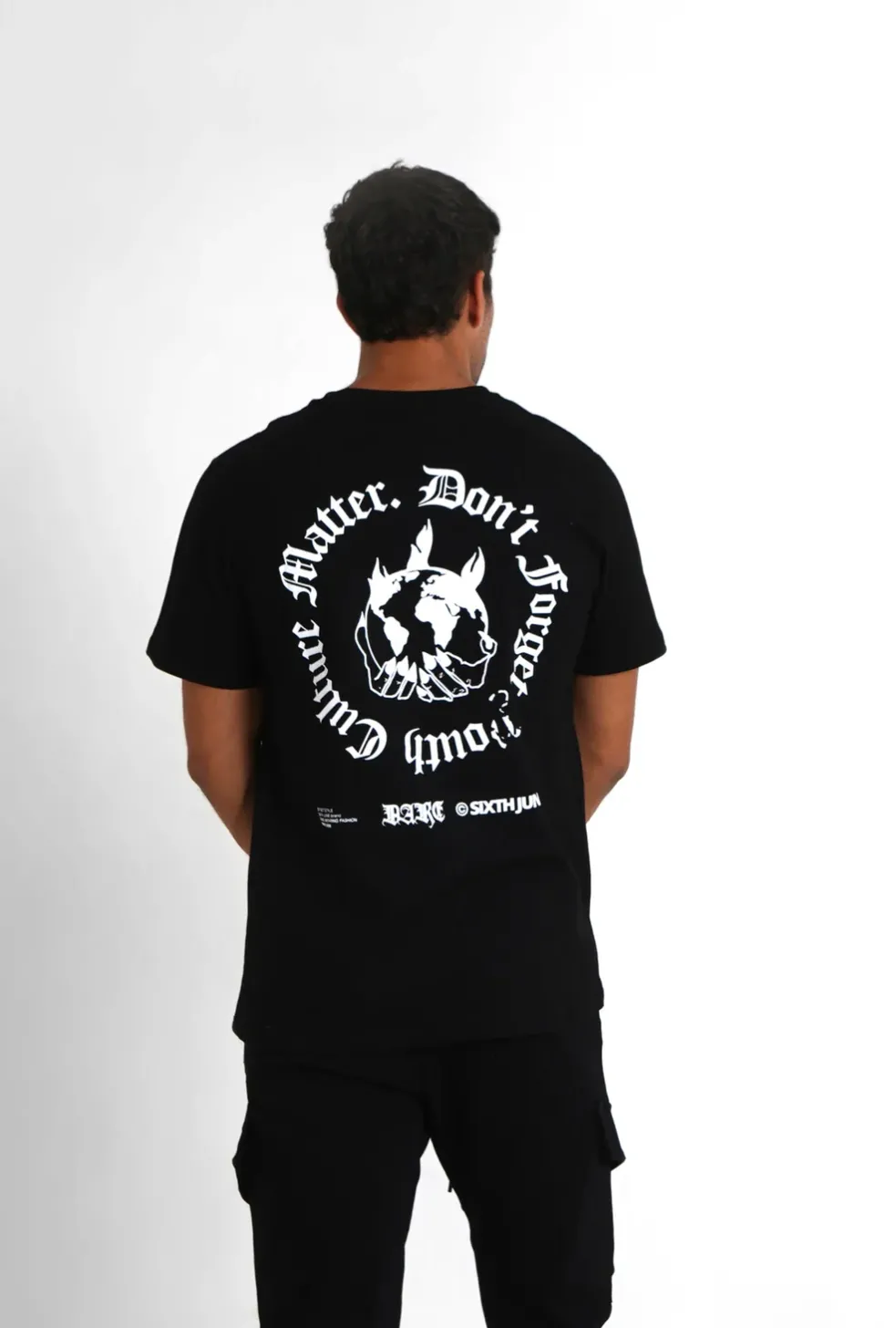 T-Shirt Youth Culture Dos Noir