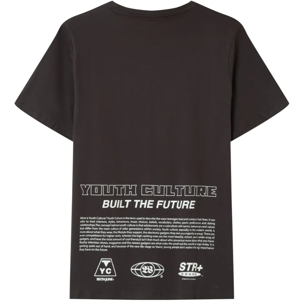 T-Shirt Youth Culture Gris Fonce