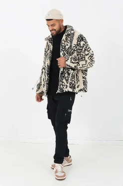 Veste Bandana Polaire Beige