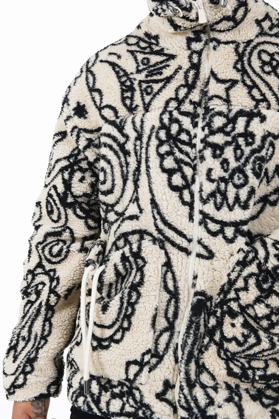 Veste Bandana Polaire Beige