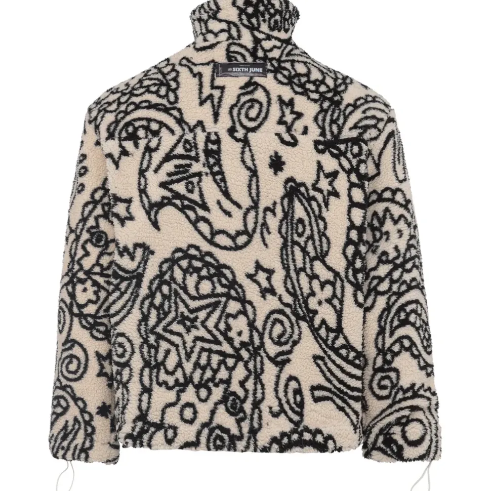 Veste Bandana Polaire Beige