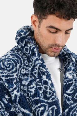 Veste Bandana Polaire Bleu