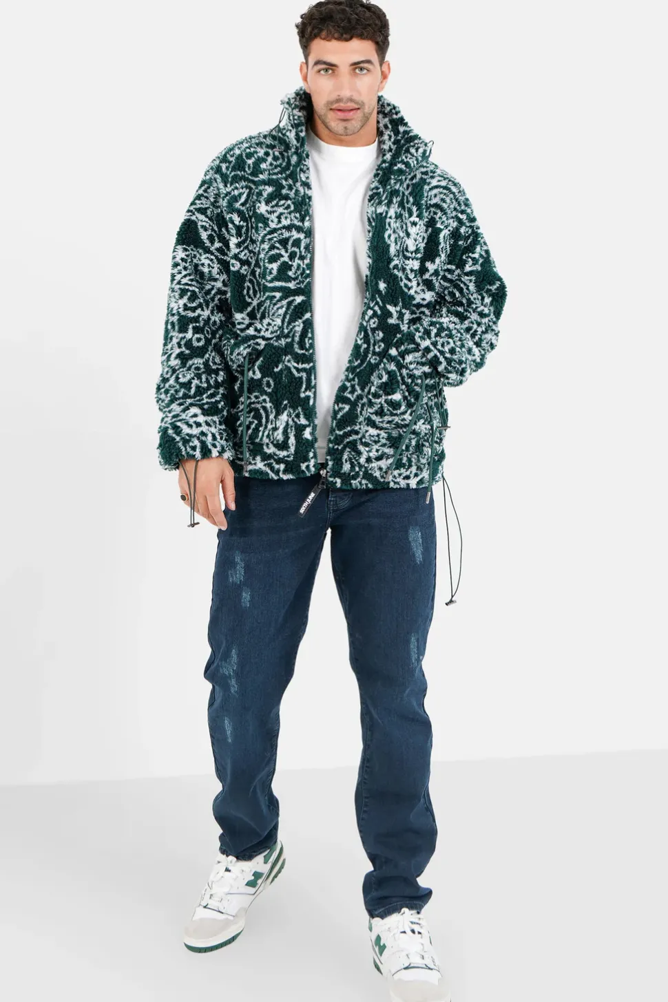 Veste Bandana Polaire Vert