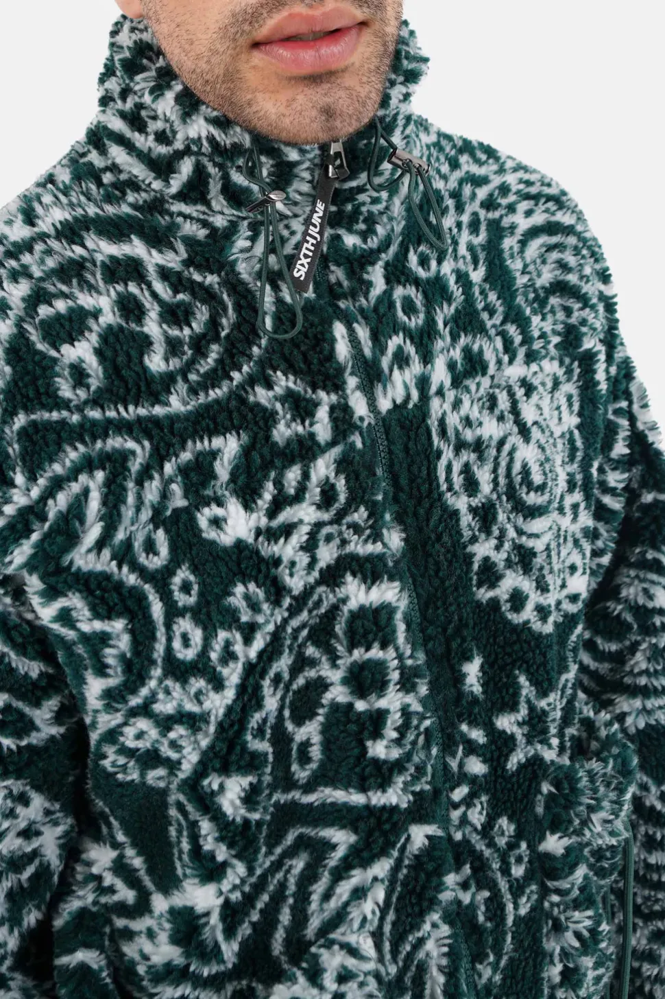 Veste Bandana Polaire Vert