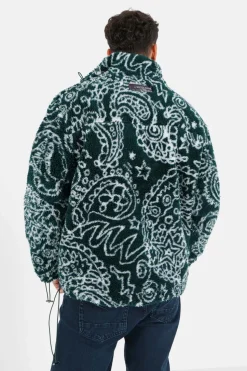 Veste Bandana Polaire Vert