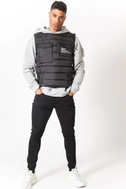 Veste Bangfire Matelassee Sans Manches Noir