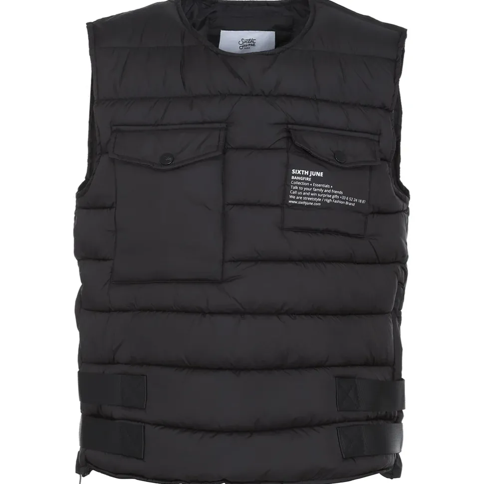 Veste Bangfire Matelassee Sans Manches Noir