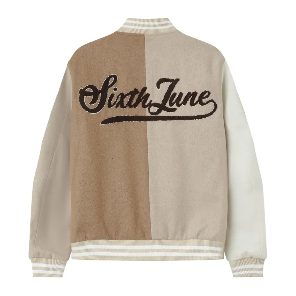 Veste Bicolore Brodee Beige