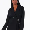 Veste Blazer Petit Sac Noir