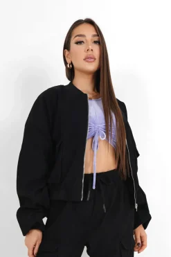 Veste Bomber Cotele Noir