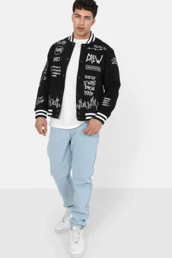 Veste Customisee Crew Noir