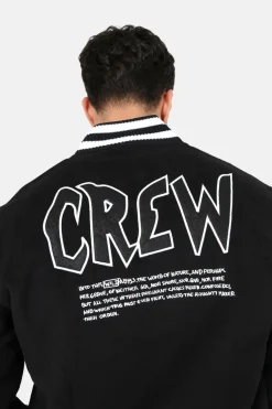 Veste Customisee Crew Noir