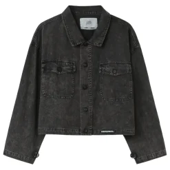 Veste Delavee Poches Noir