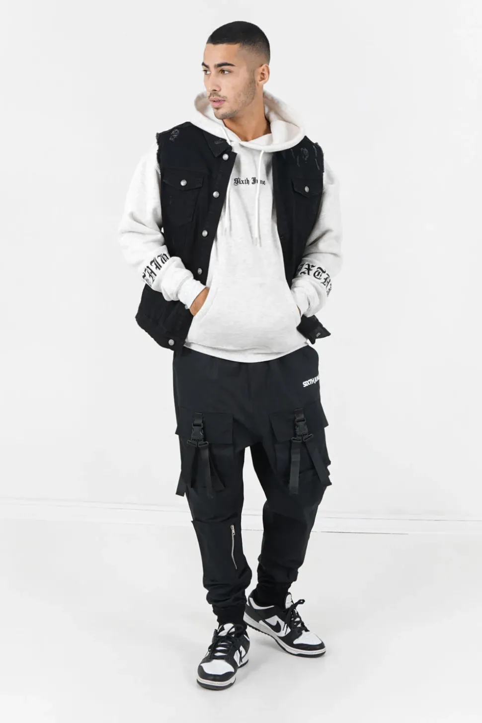 Veste Destroy Sans Manches Noir
