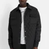 Veste Matelassee Wavy Noir
