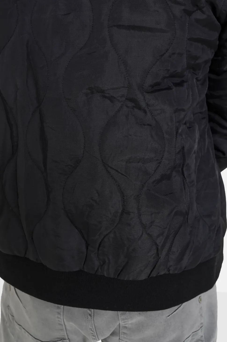 Veste Matelassee Wavy Noir