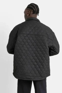 Veste Matelassee Wavy Noir