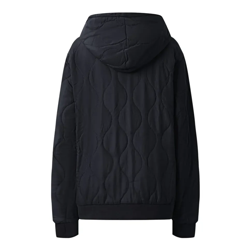 Veste Matelassee Wavy Noir