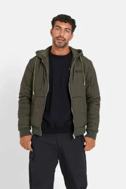 Veste Matelassee Wavy Vert Kaki