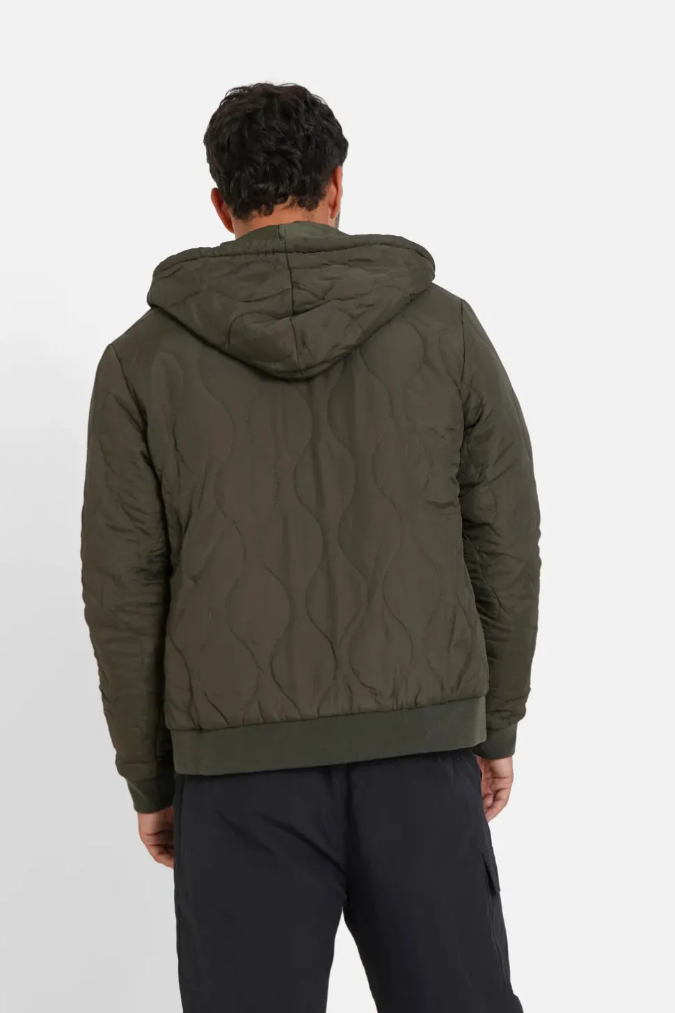 Veste Matelassee Wavy Vert Kaki