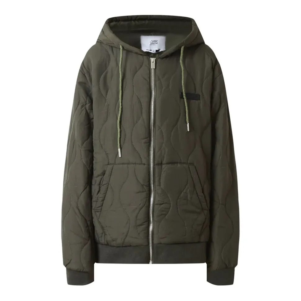 Veste Matelassee Wavy Vert Kaki
