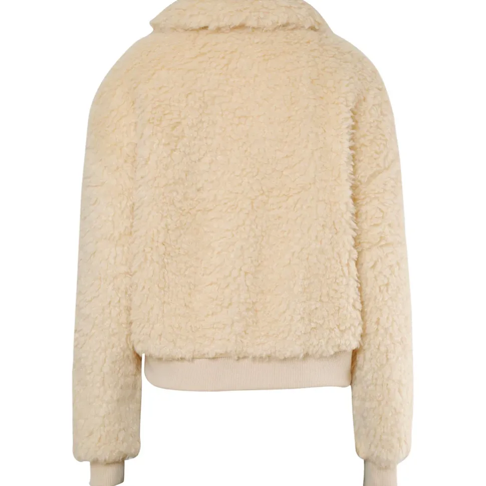Veste Peau Mouton Courte Beige