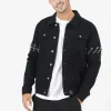 Veste Rock Epingles Noir