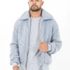 Veste Sherpa Cosy Gris