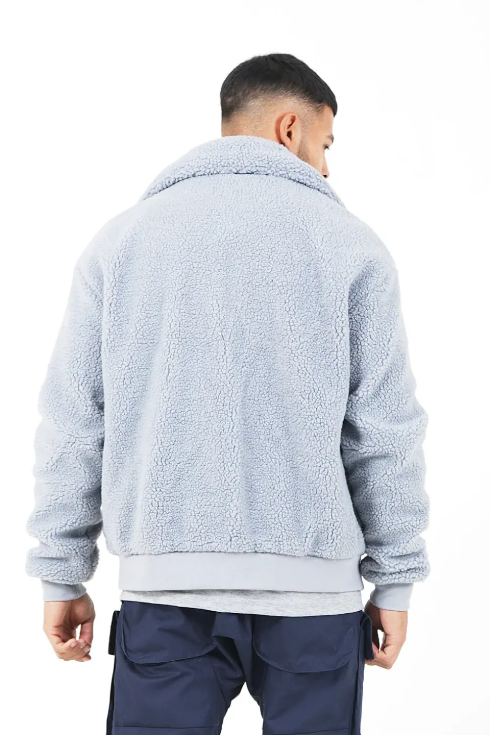 Veste Sherpa Cosy Gris