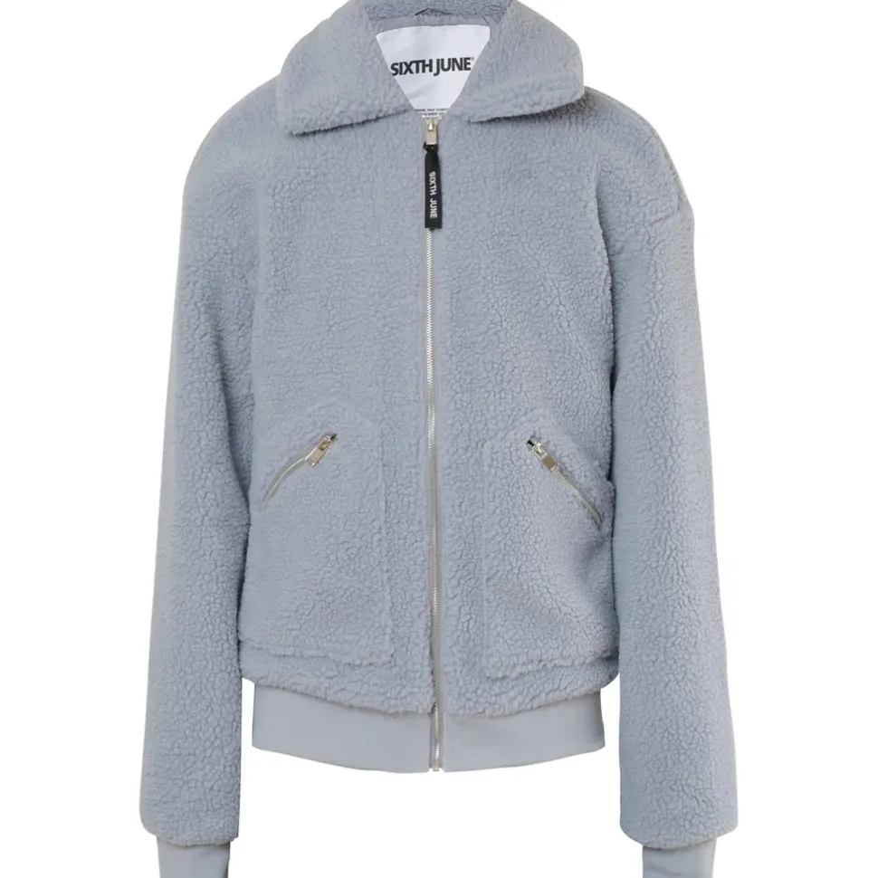 Veste Sherpa Cosy Gris