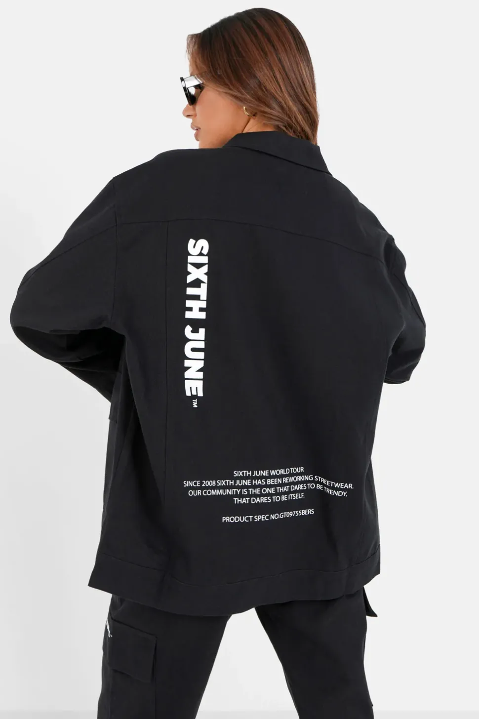 Veste Travail Oversize Noir